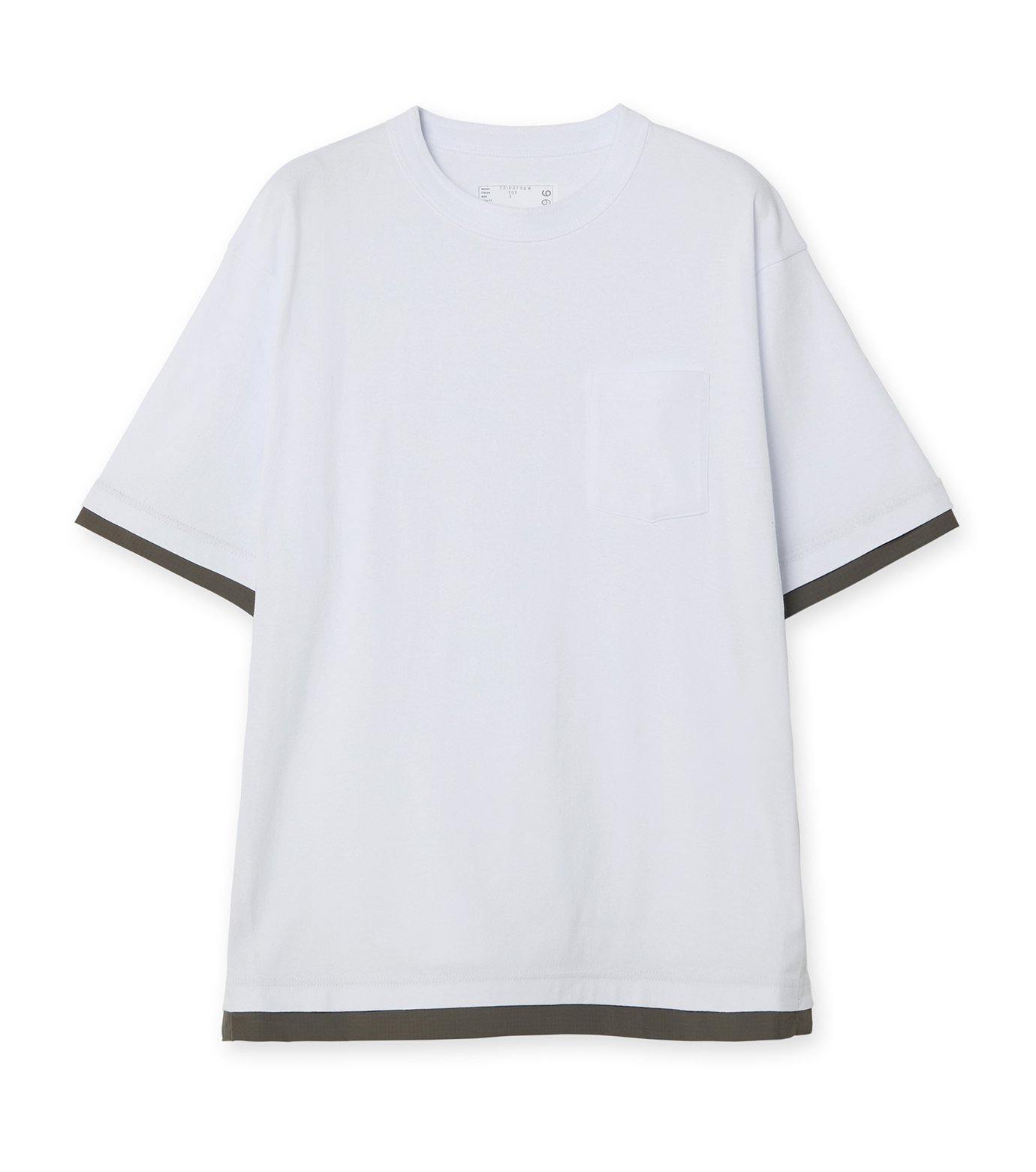 2023SS Sacai Jersey T-Shirt サカイす sacai / サカイ | 2023SS | 青山店限定 ロゴ刺しゅう コットン T