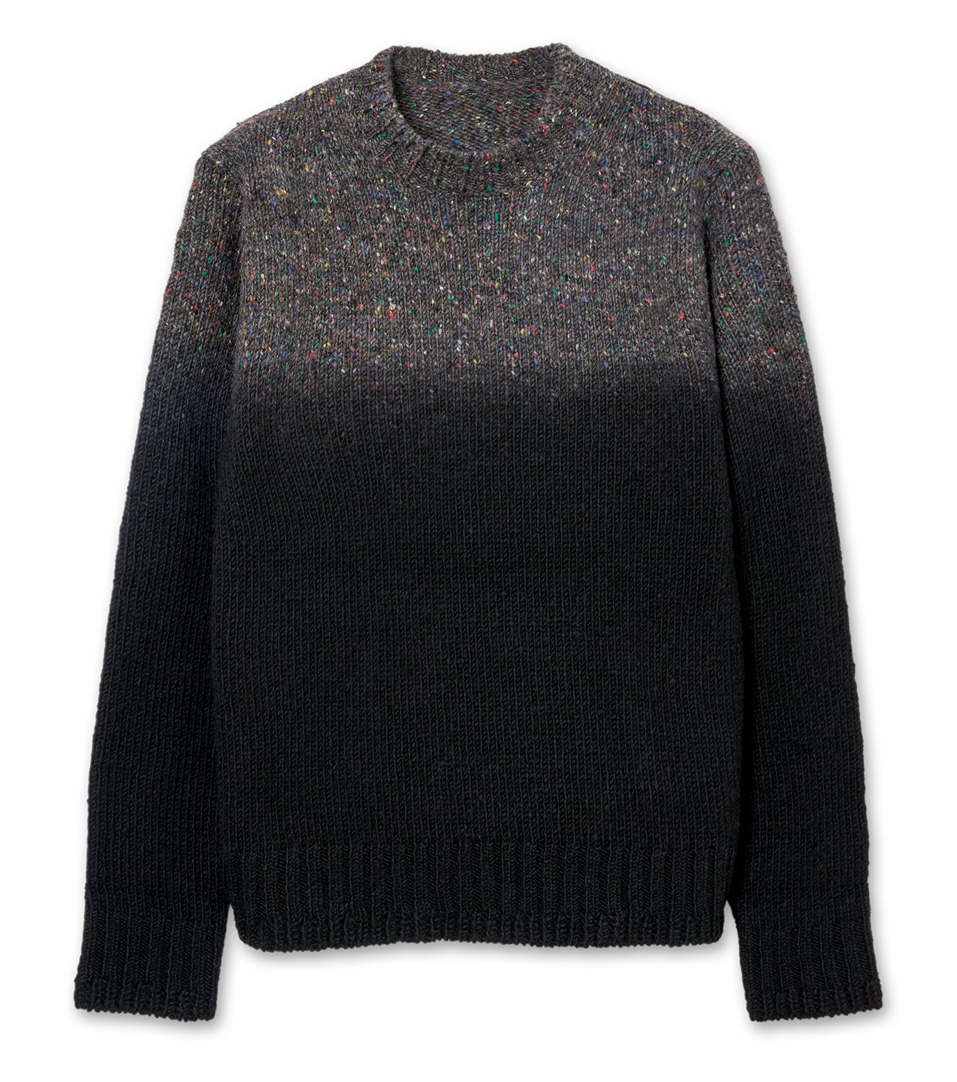 sacai バンダナモヘアライダースニット サイズ2 サカイ - sacai | Garment Dye Wool Knit Pullover-Black-2の