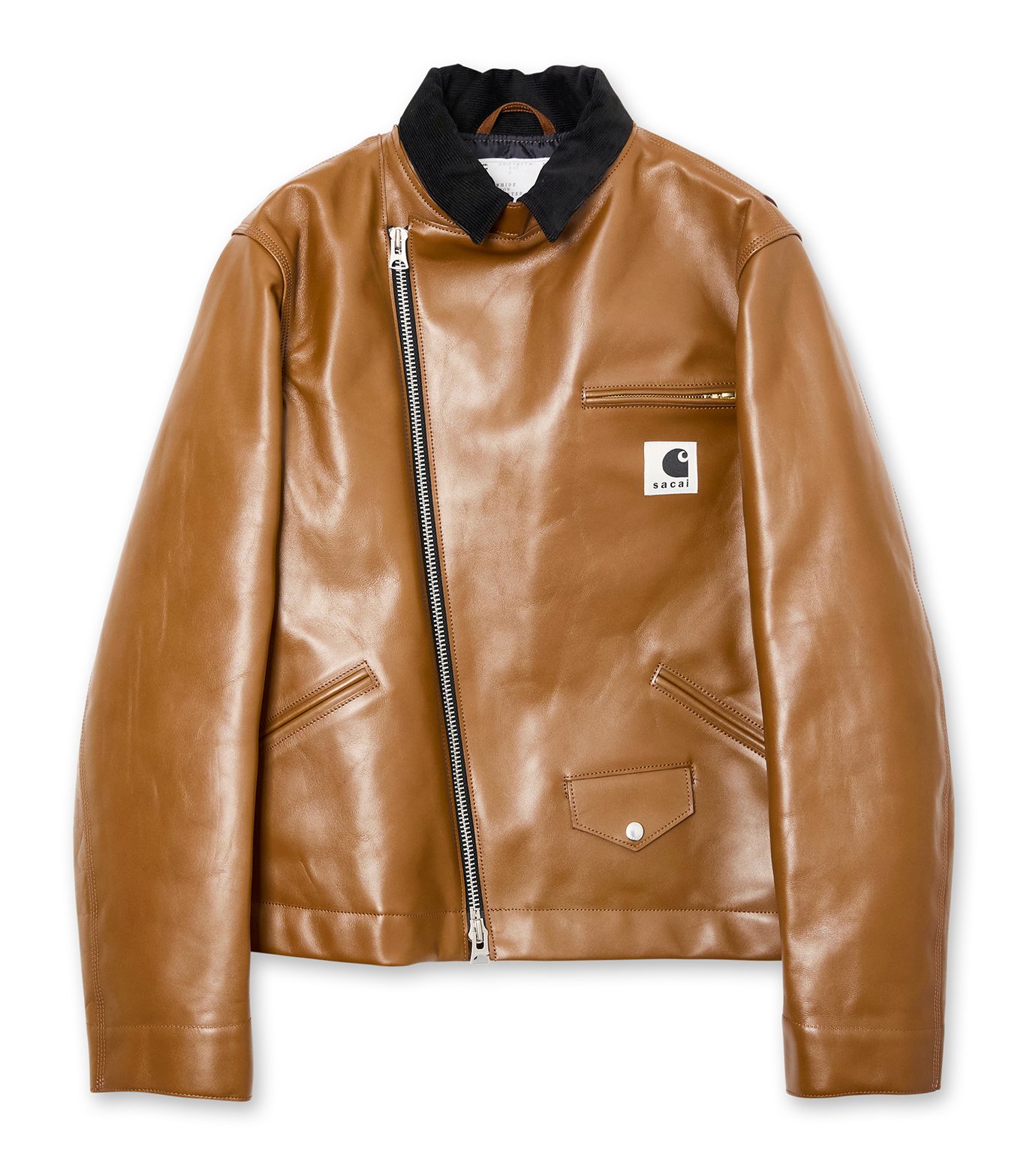 新品　sacai carhartt wip レザー ジャケット サイズ2 サカイ sacai」と「Carhartt WIP」のコラボレーションアイテムが発売
