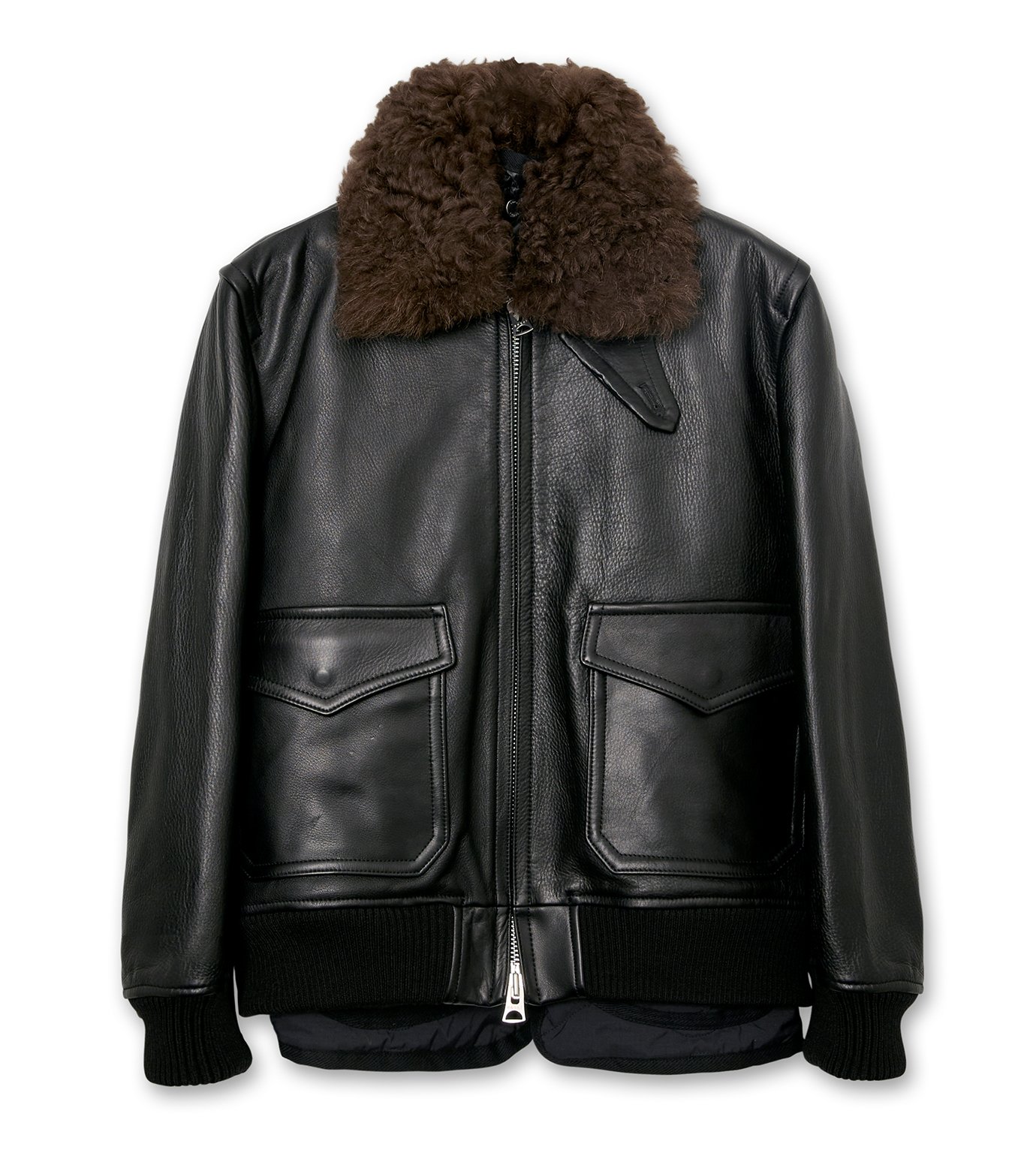 サカイ - sacai | Leather Jacket-Black-2の通販 | RESTIR リステア