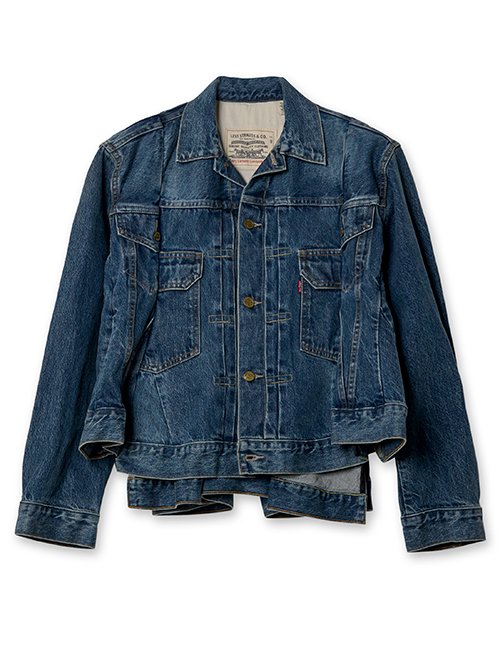 ジャケット sacai SS25 SUITING X KNIT JACKET (25 07639 151) Suiting X Knit Jacket - Black | SHOP BAZAAR
