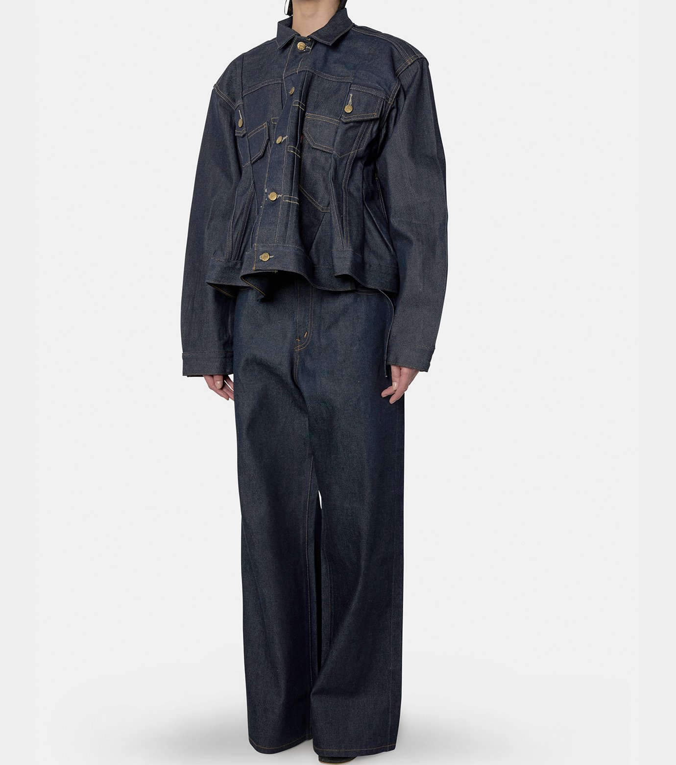 今ならほぼ即納！ - サカイ sacai RESTIR | Jacket-Indigo-2の通販 Denim Levi's | トリートメント
