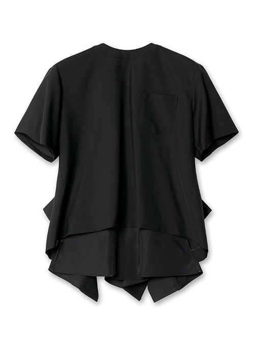 SACAI 20SS マップ柄 半袖ニット 黒 2 サカイ　美品 SACAI 20SS マップ柄 半袖ニット 黒 2 サカイ 美品