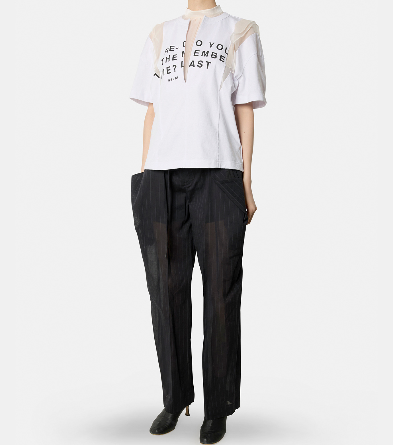 ワンピース sacai SS25 Shirt dress (25 07649 001) 24-07505-5-pc-l.jpg