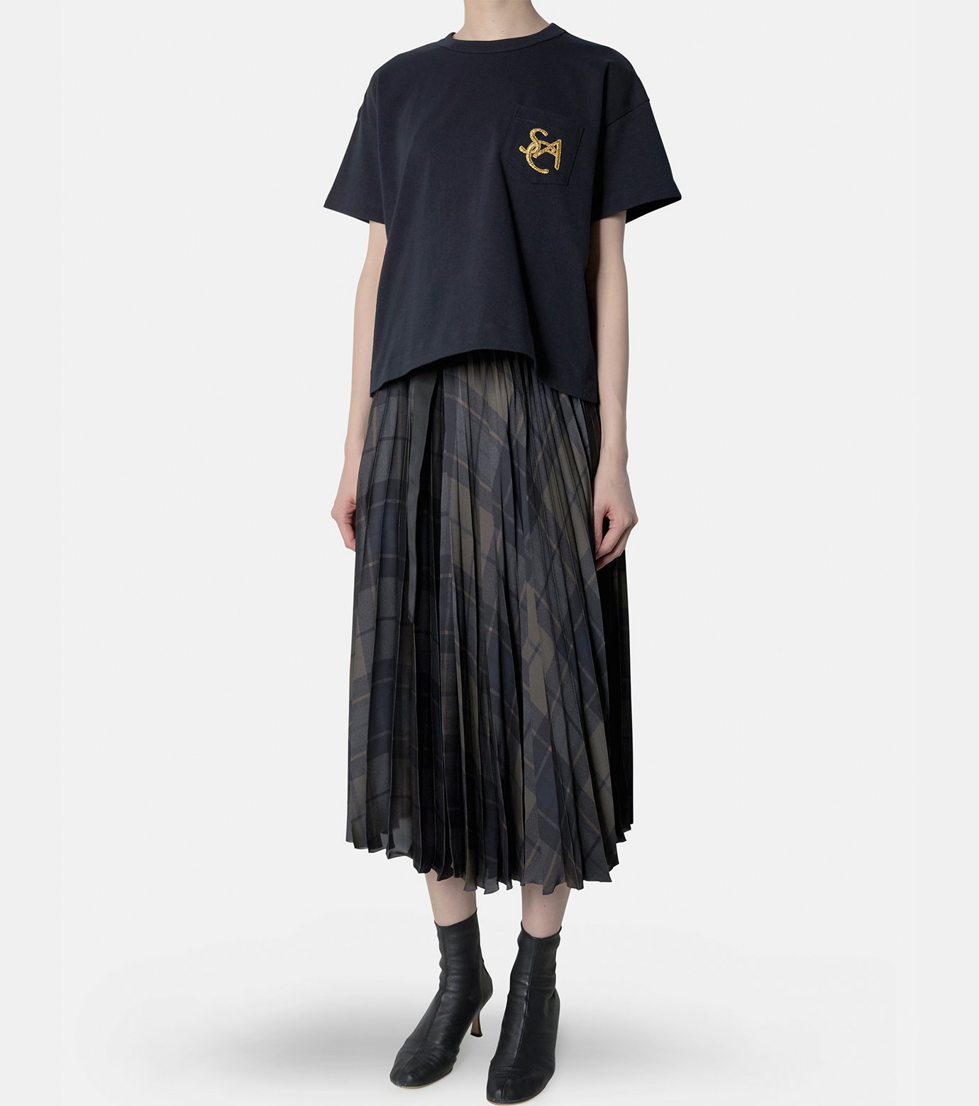 SACAI トロストリンクヘムフトヘスト 2507677 001 Rubber Boots | sacai Official Store サカイ オフィシャル