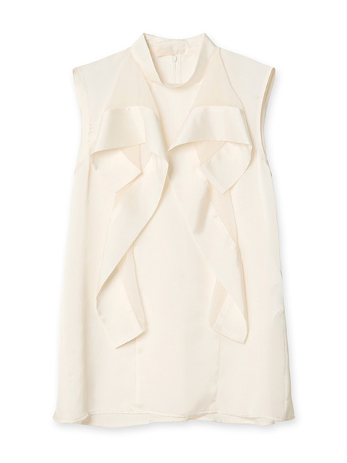 Tシャツ・カットソー sacai SS25 SATIN X CHIFFON PULLOVER (25 07924 001) Sacai Satin X Chiffon Pullover Clothing – BALTINI