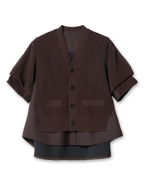 sacai Suiting Knit Cardigan　21AW ドッキング 楽天市場】sacai サカイ 21AW Suiting Knit Cardigan スーチング