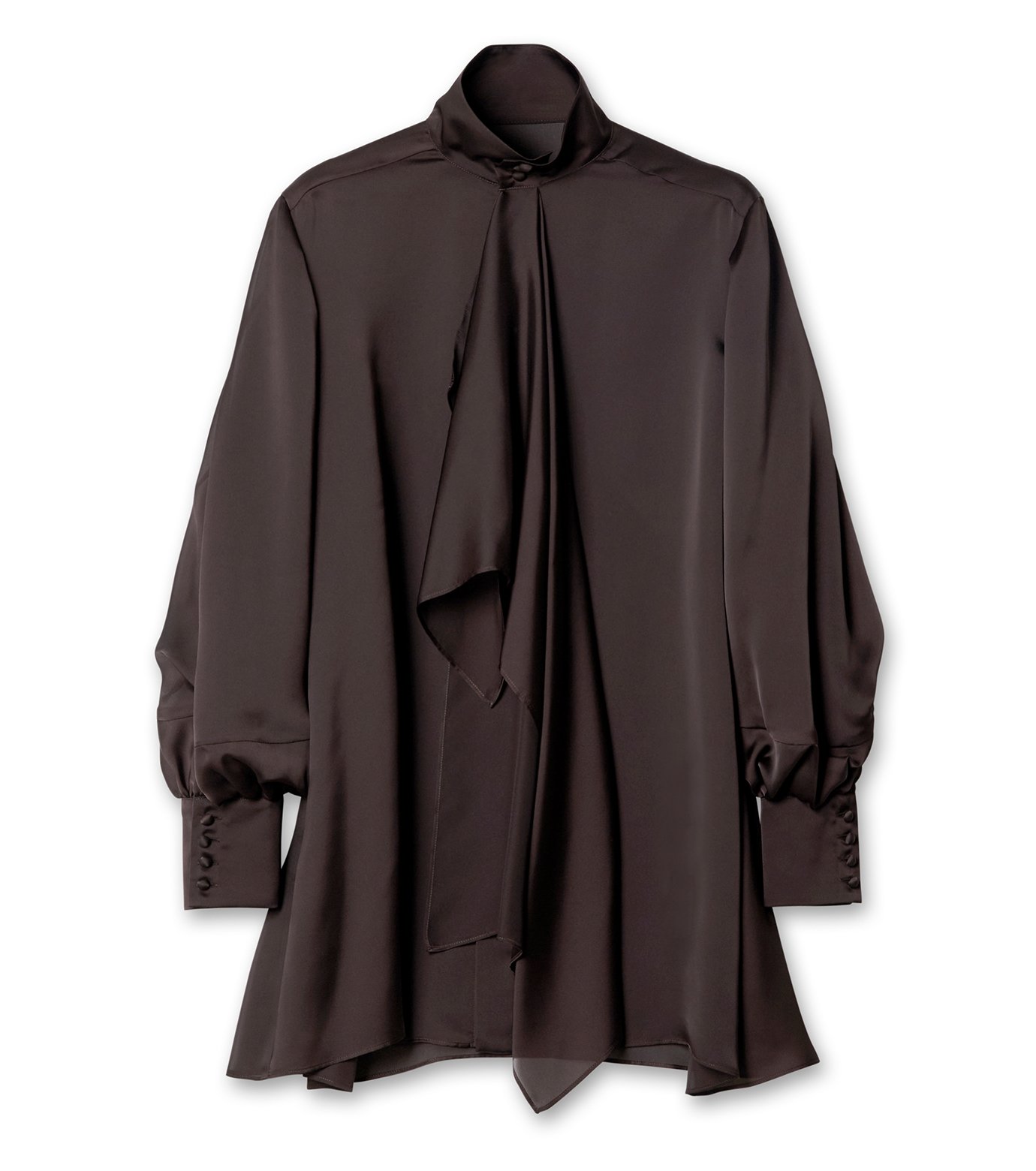 ワンピース sacai FW25 SATIN DRESS (25 07975 601) sacai サカイ 23AW Cotton Jersey x Satin Dress コンビドレス