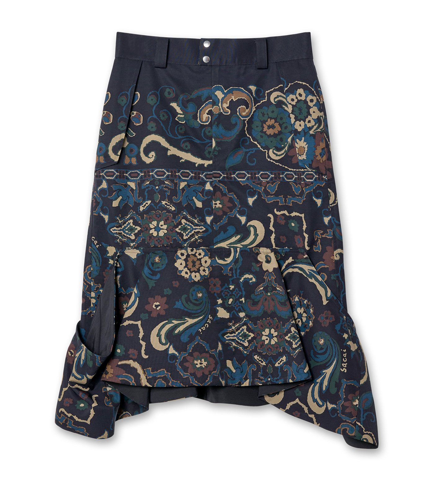 サカイ - sacai | Floral Print Skirt-Navy-1の通販 | RESTIR
