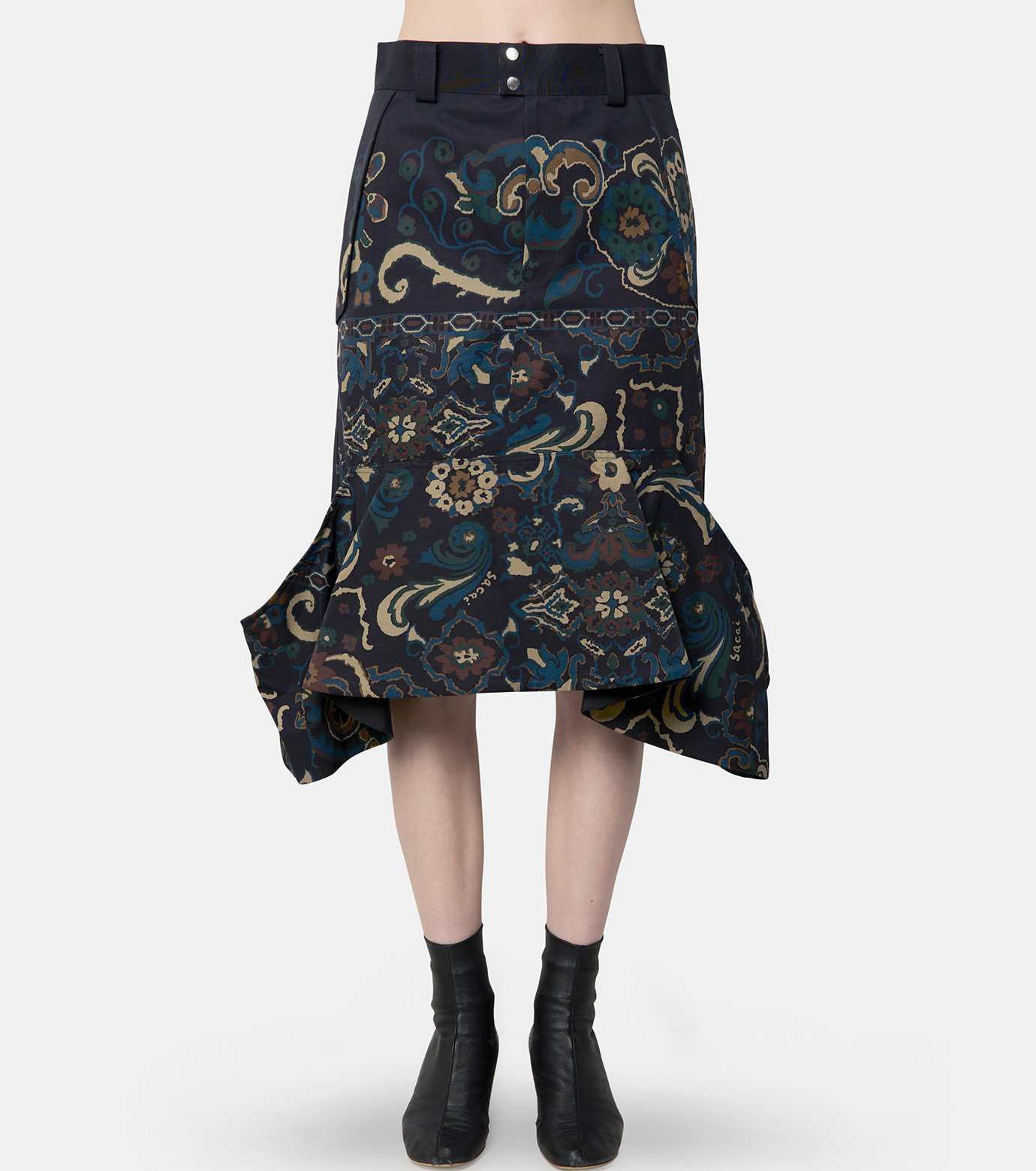スペシャルオファ サカイ - RESTIR | Skirt-Navy-1の通販 Print Floral | sacai スカート