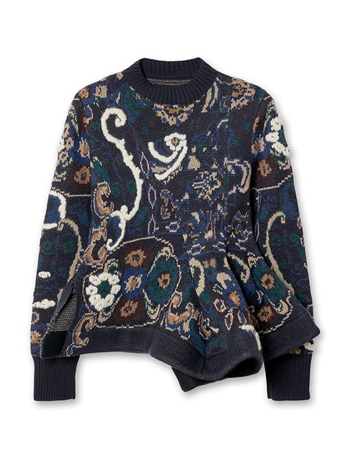 sacai チュールワンピース シトウレイ Sacai サカイ 23AW 23-07001 Tweed Dress ツイード ドレス