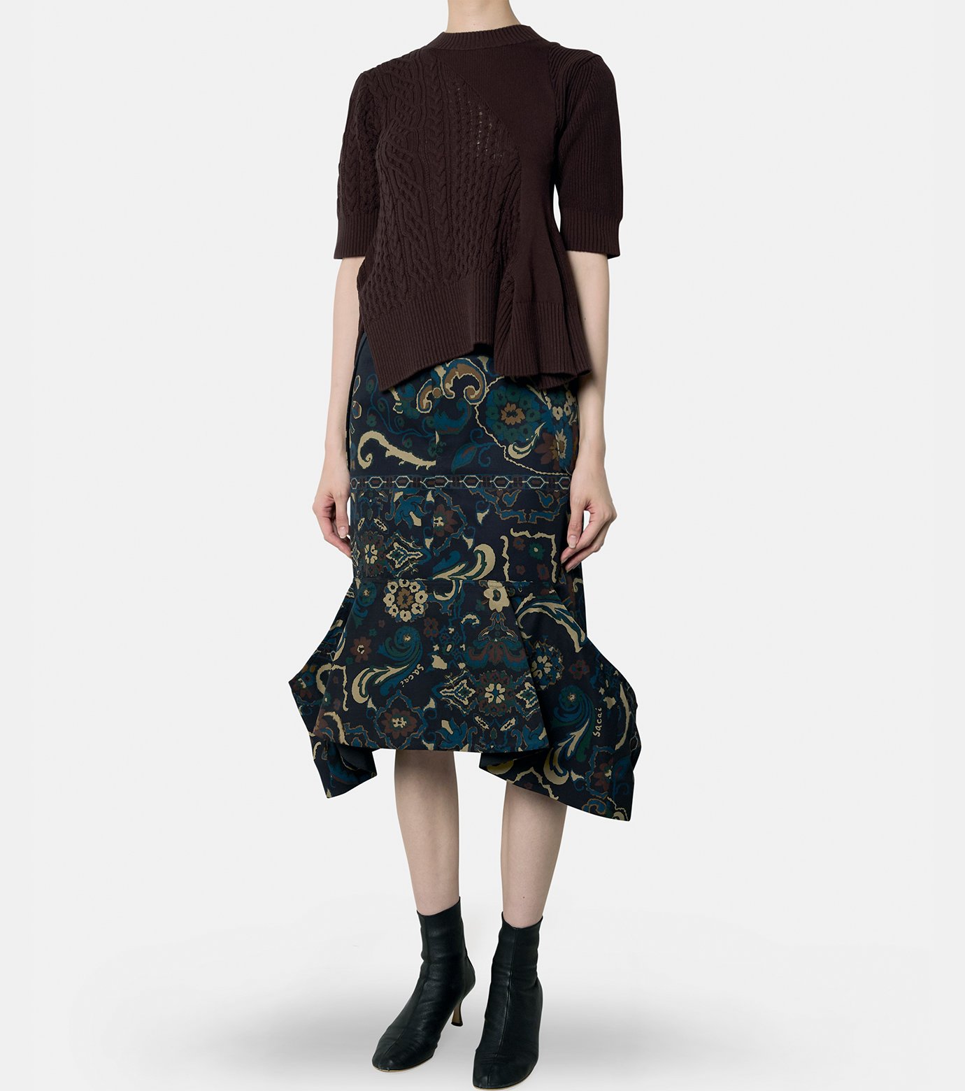 sacai サカイ CABLE PATTERN KNIT PULLOVER | Knit sacai 16AW (サカイ 
