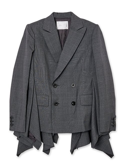 ジャケット・アウター Sacai gray panel tailored jacket 22aw SACAI | Dual Closure Jacket | Men | Lane Crawford