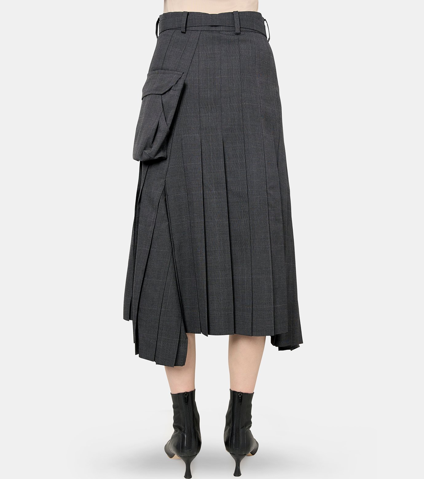 サカイ - sacai | Glen Check Skirt-Gray-1の通販 | RESTIR リステア