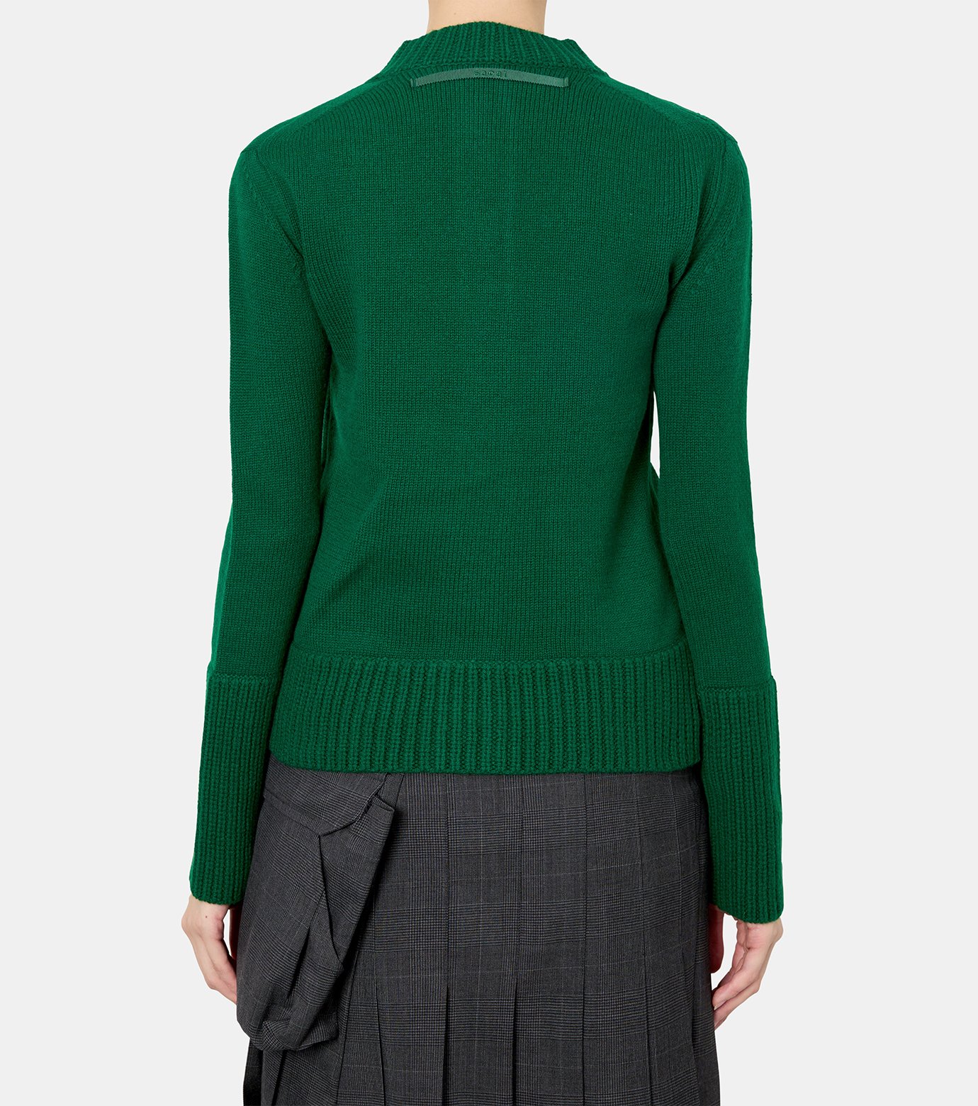 サカイ - sacai | Wool Knit Cardigan-Green-1の通販 | RESTIR リステア