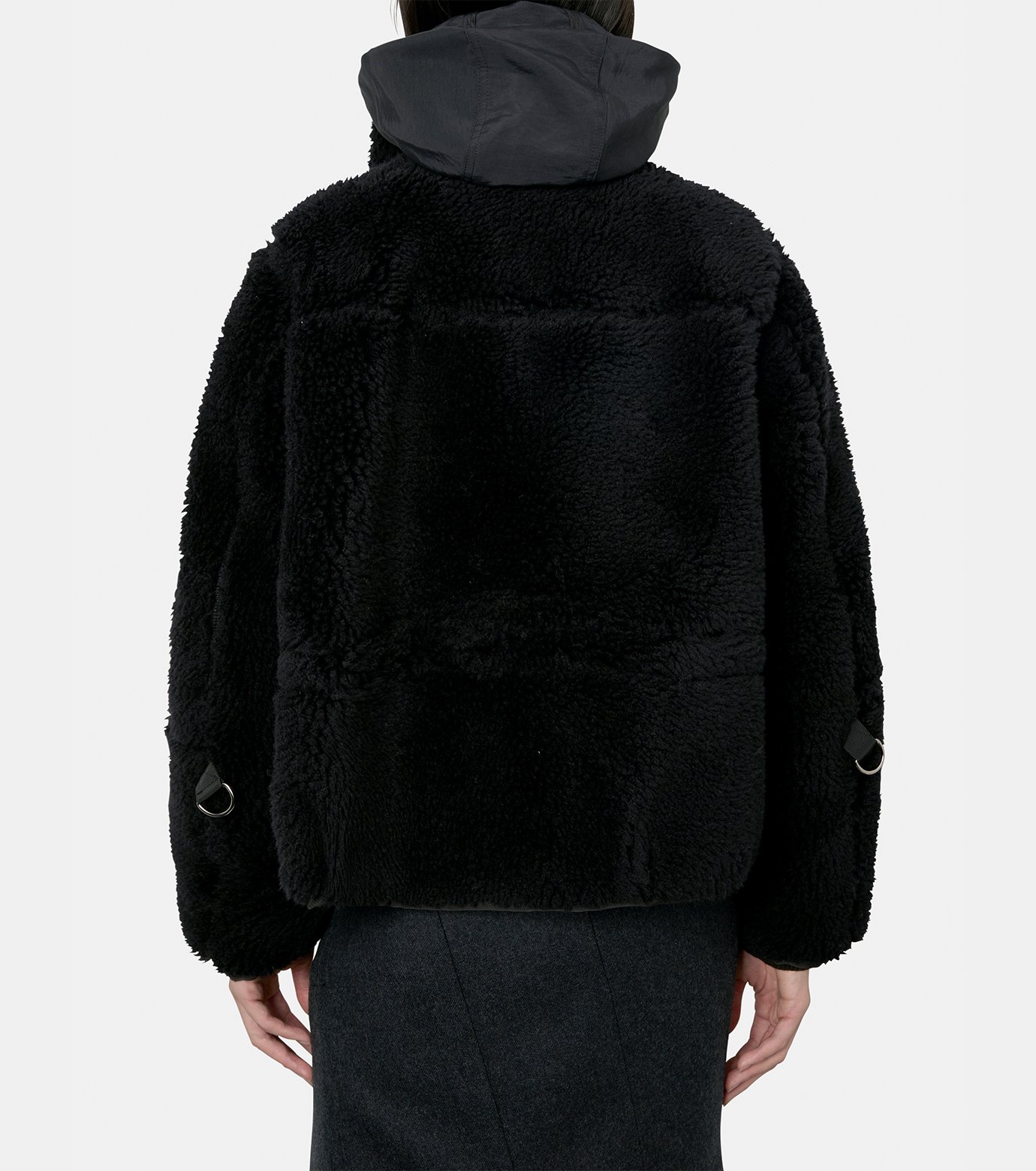 サカイ - sacai | Faux Shearling x Grosgrain | RESTIR リステア