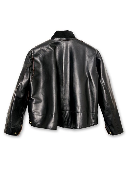サカイ - sacai | Carhartt WIP Leather Jacket-Black-1の通販