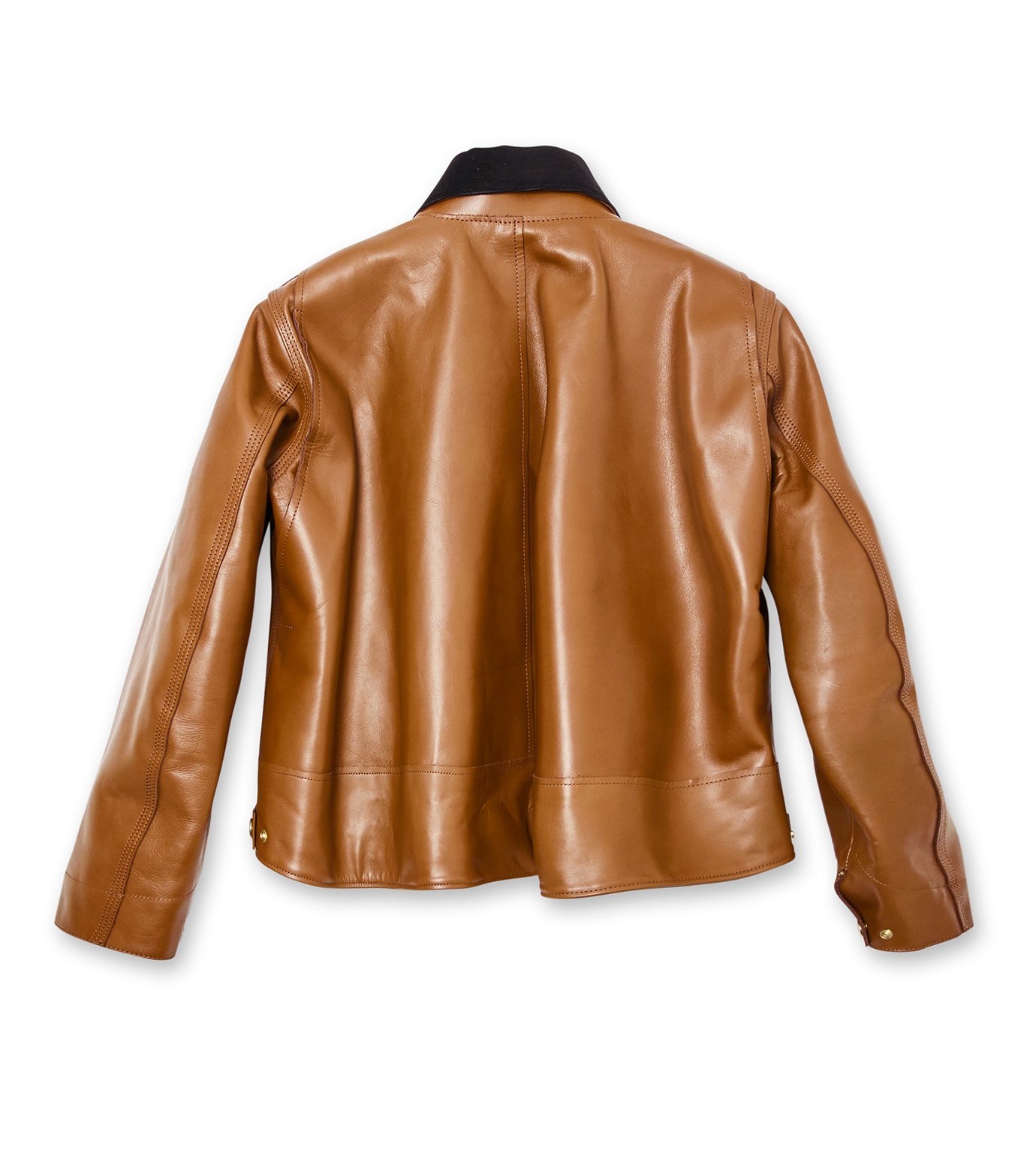 サカイ - sacai | Carhartt WIP Leather Jacket-Brown-1の通販