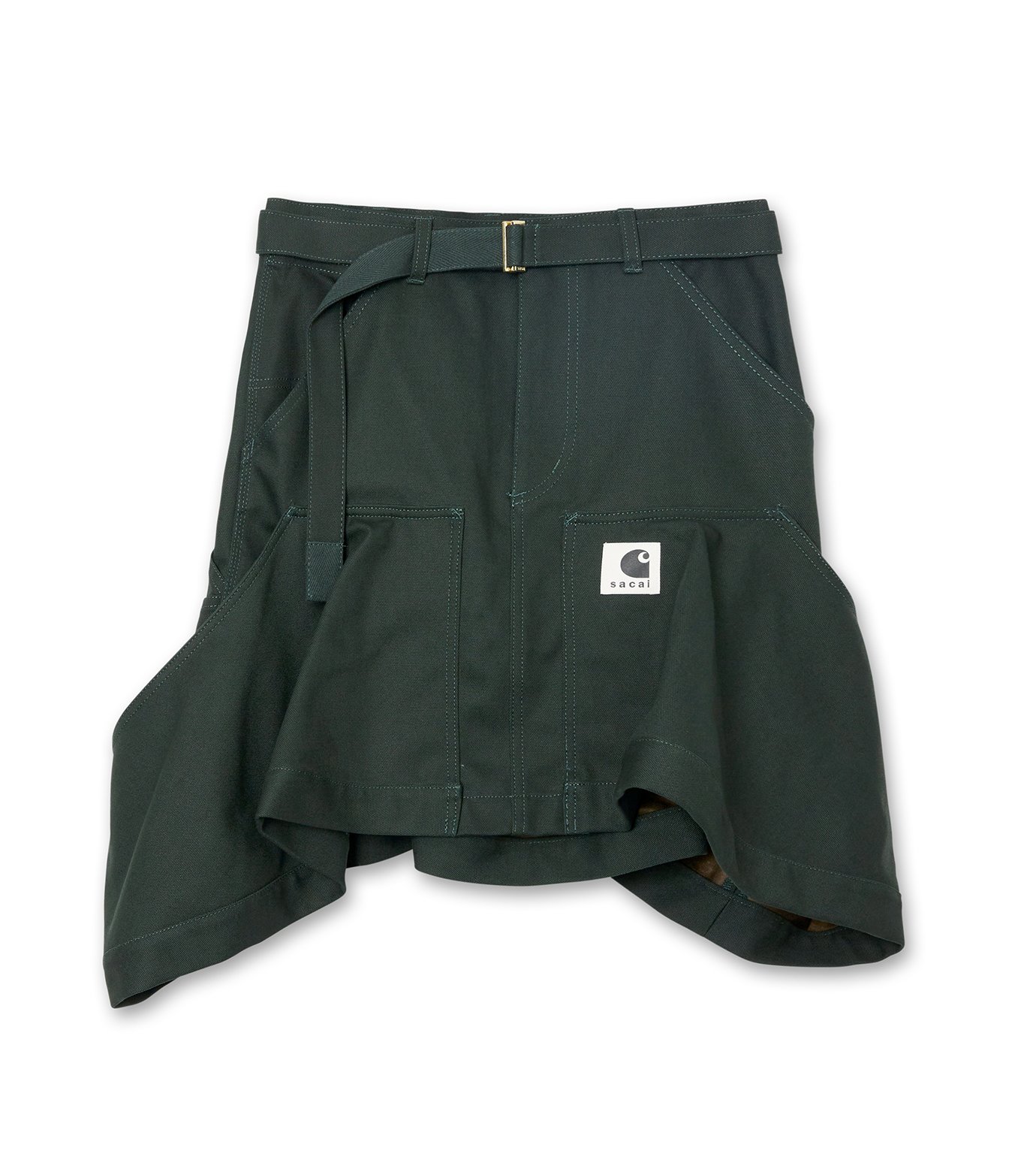 sacai Carhartt Skirt サイズ2 sacai Carhartt Skirt サイズ2 Sacai Carhartt WIP Asymmetric