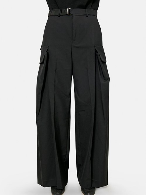 サカイ - sacai | Suiting Pants-Black-1の通販 | RESTIR リステア