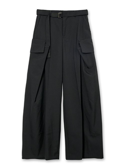 パンツ sacai 24ss Suiting Pants black 2 サカイ - sacai | Suiting Pants-Black-2の通販 | RESTIR リステア