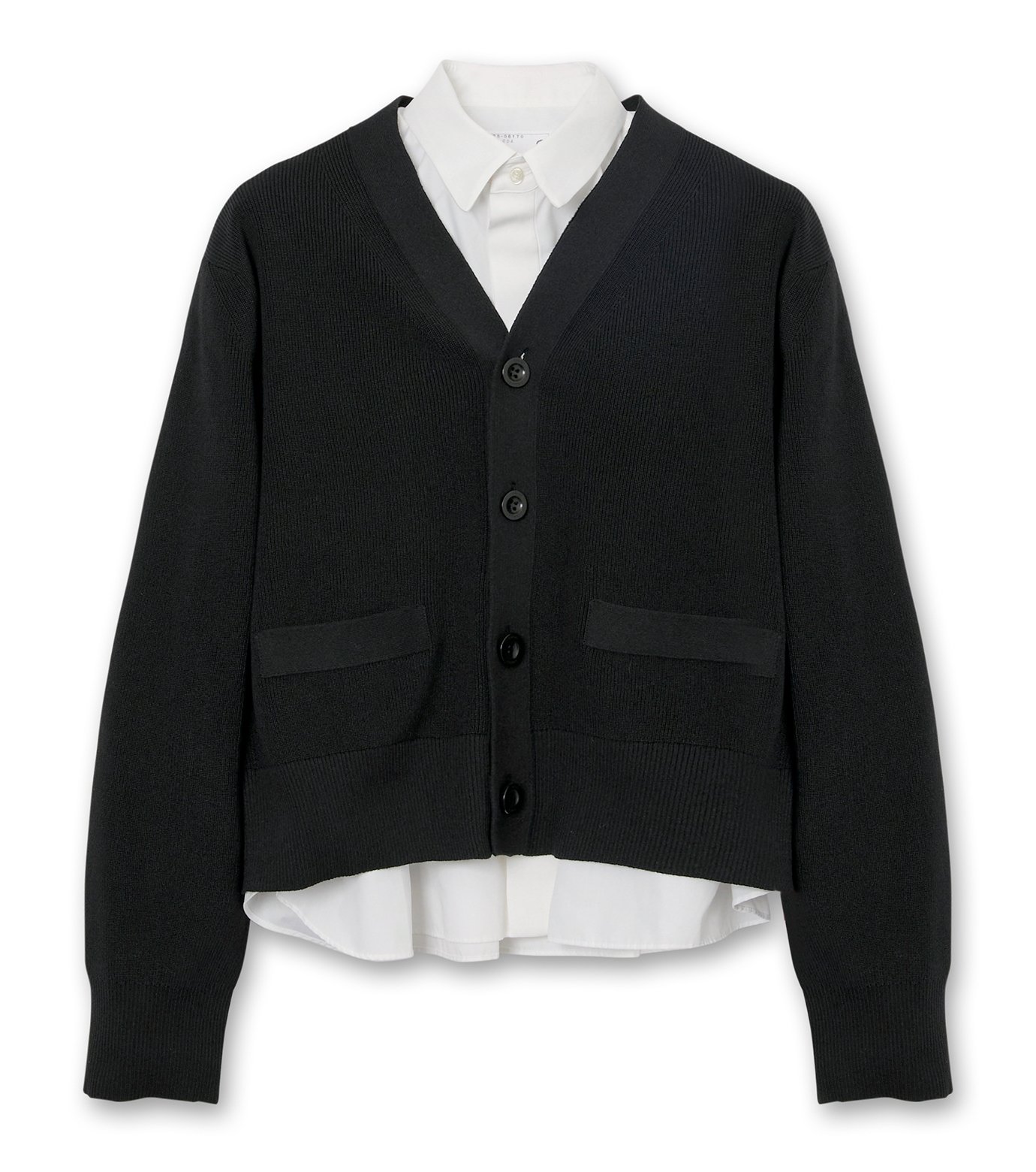 Sacai サカイ　✰プリーツ　ニット　カーディガン　クリーニング済　コットン Sacai サカイ ✰プリーツ ニット カーディガン クリーニング済