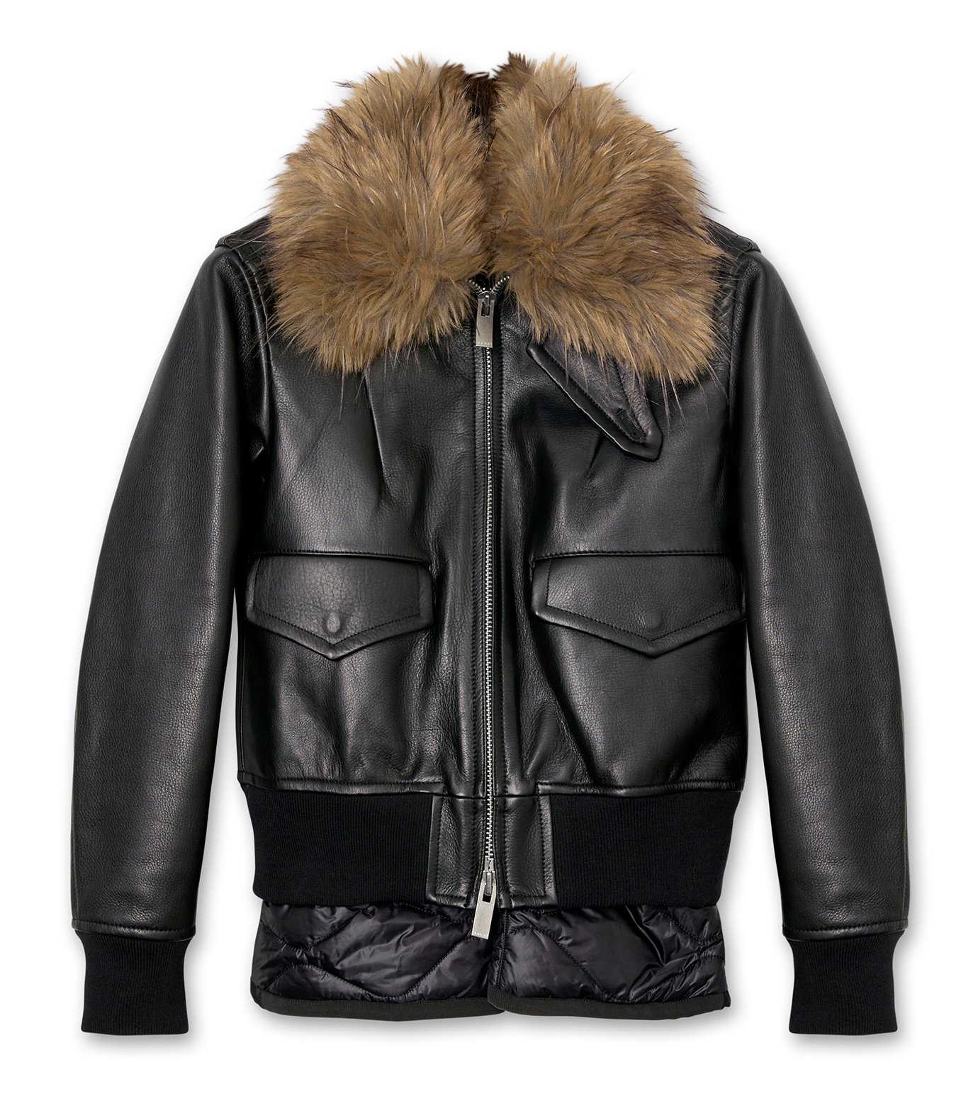 sacai 25AW レザー ブラック サイズ1 サカイ sacai 25AW レザー ジャケット - メルカリ