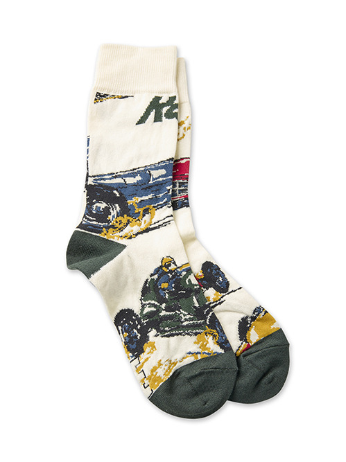 サカイ - sacai | Car Race Socks-Off White-1の通販 | RESTIR
