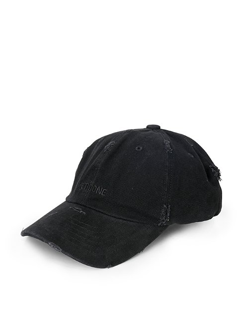 ウェルダン - WE11DONE | DISTRESSED LOGO EMBROIDERED | RESTIR