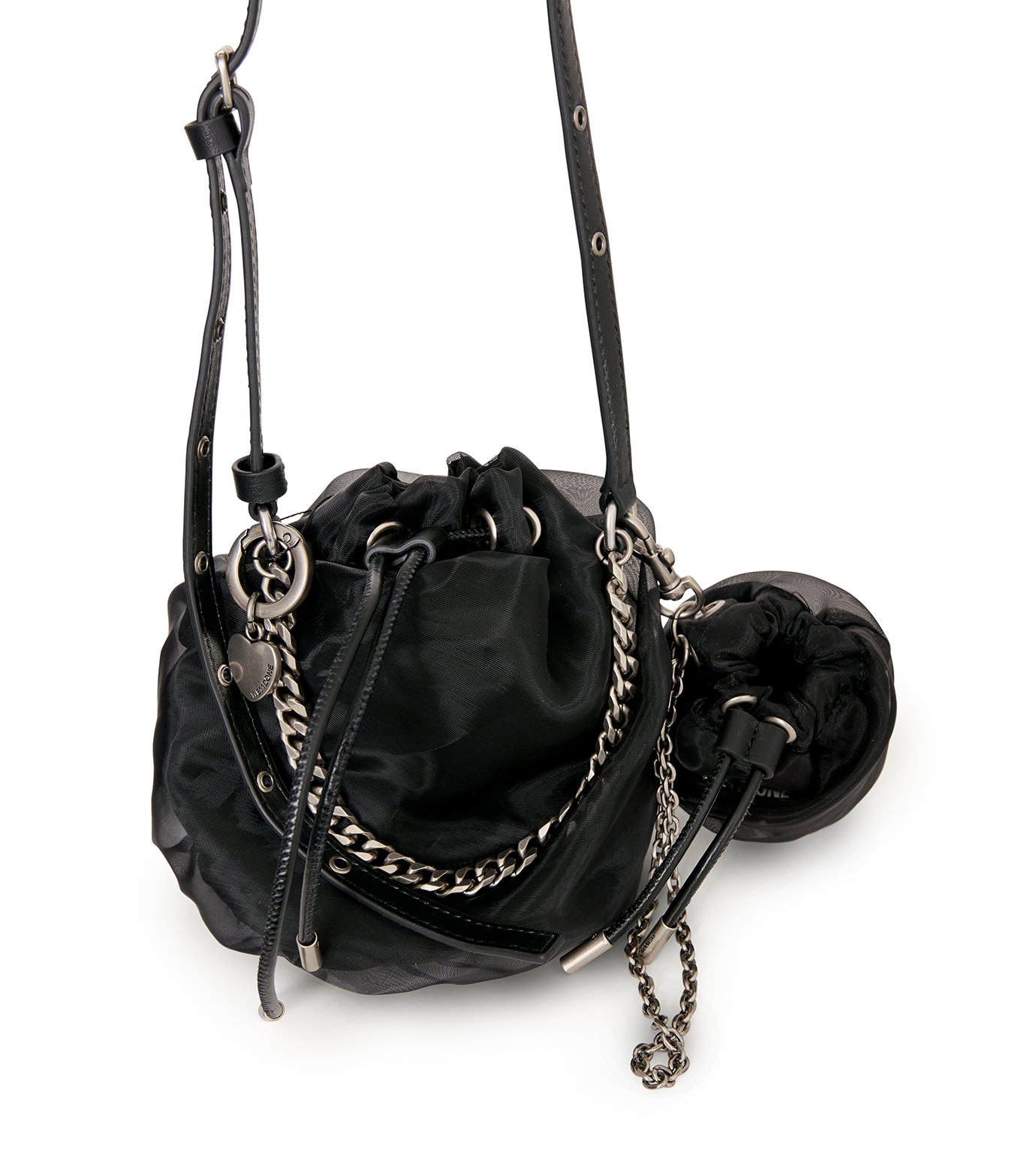 ウェルダン - WE11DONE | ORGANZA DUMPLING BAG-Black-Fの通販 