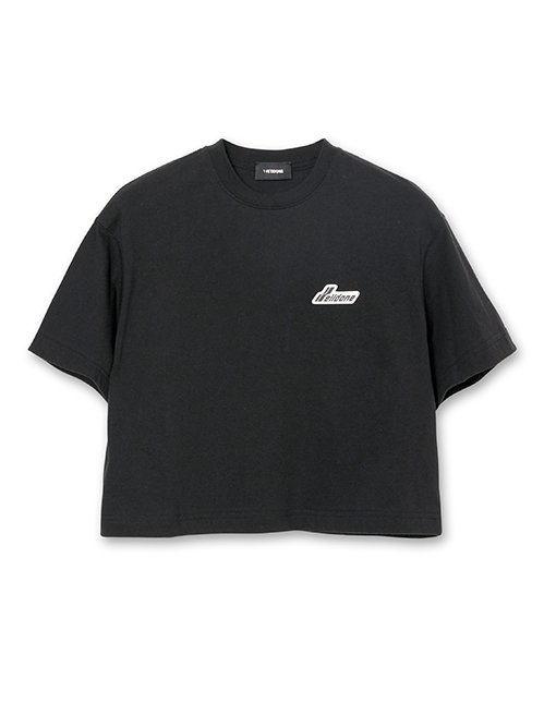 ウェルダン - WE11DONE | CROPPED LOGO T-SHIRT-Black-Mの通販
