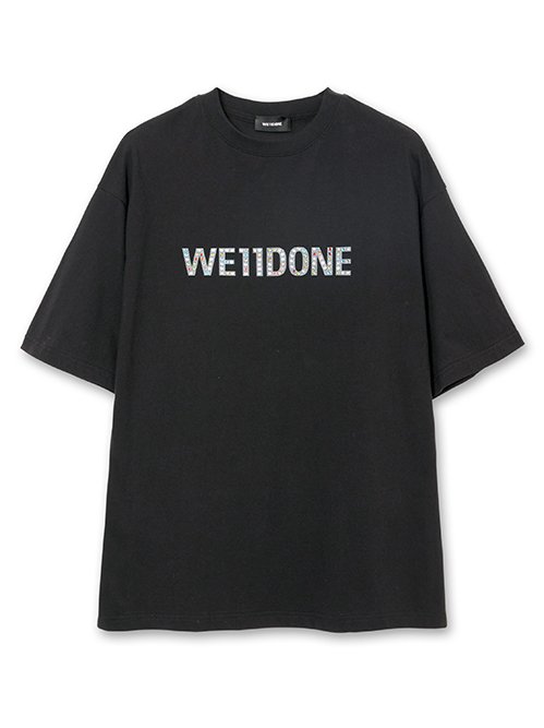 【関税込み】We11done ブラック Wrinkle Tシャツ We11doneのブラック Wrinkle Tシャツがセール中