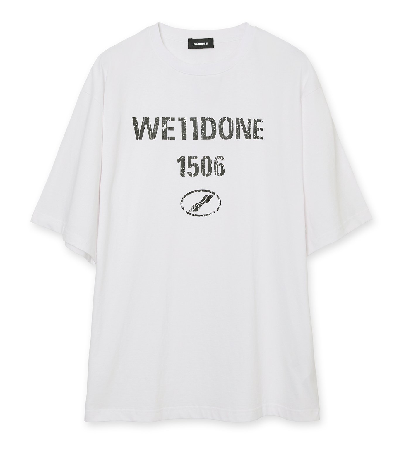 ウェルダン - WE11DONE | VINTAGE LOGO PRINT T-SHIRT-White-Sの