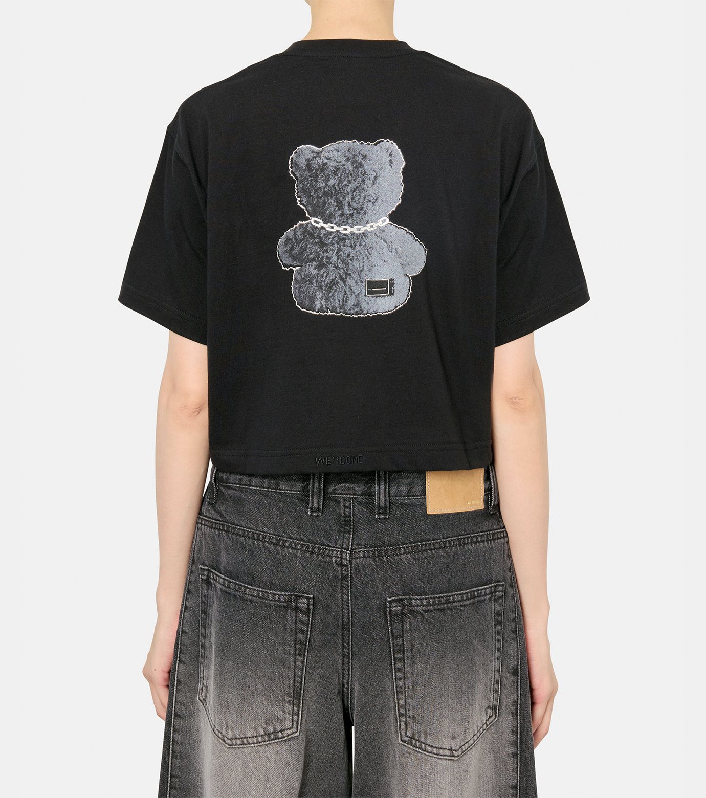 ウェルダン - WE11DONE | CROPPED TEDDY BEAR T-SHIRT-Black-Sの通販 ウェルダン - WE11DONE | CROPPED TEDDY BEAR T-SHIRT-Black-Sの通販