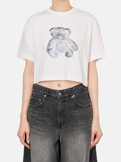 【関税込み】We11done ホワイト Punk Teddy Tシャツ We11doneのホワイト Punk Teddy Tシャツがセール中