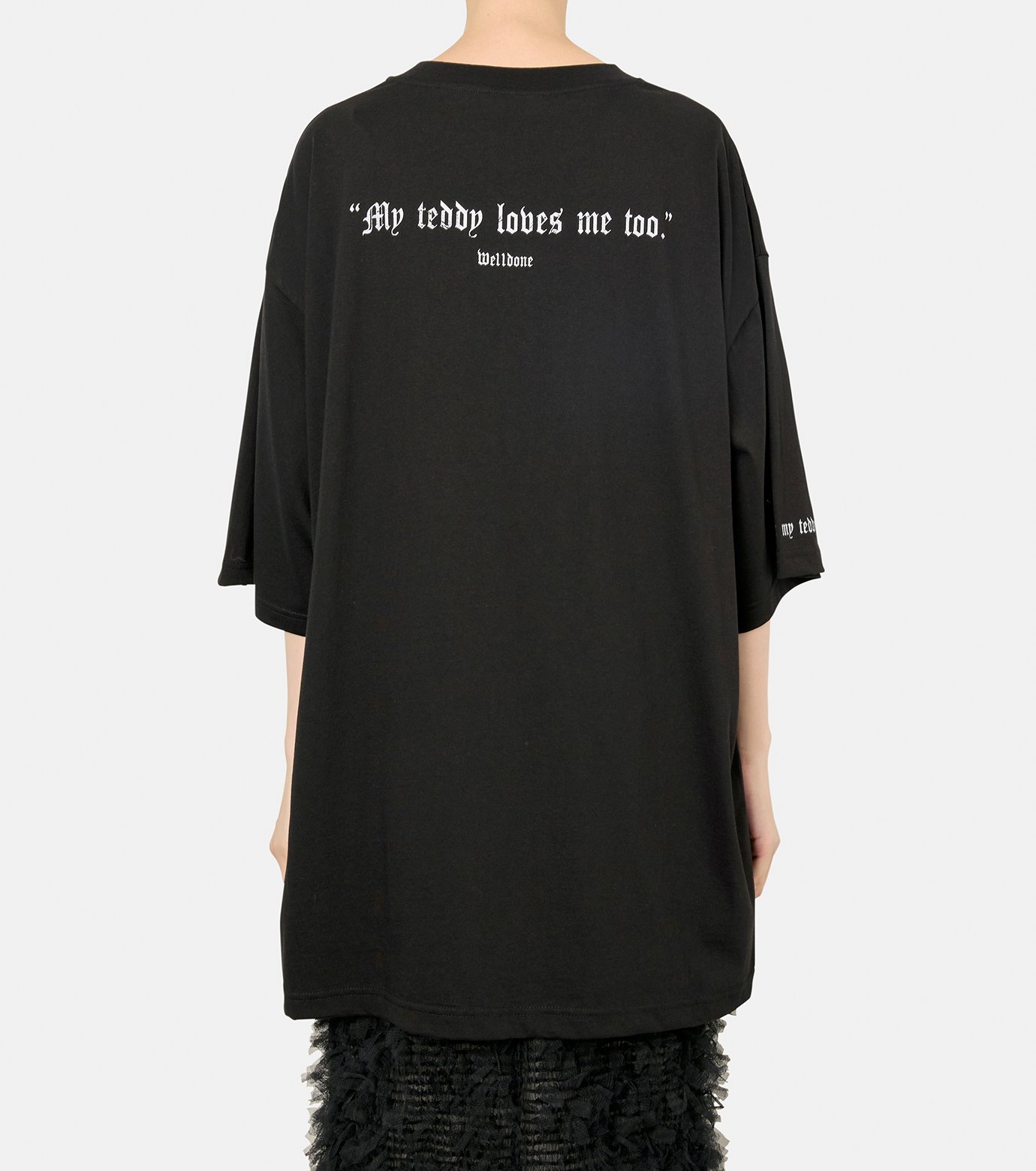 We11Done ♥ Teddy Ringer T-Shirt /追跡付 we11done Colorful Teddy Ringer T-Shirt in Gray for Men | Lyst