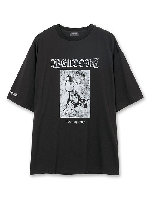 【関税込み】We11done グレー Selldone パッチ Tシャツ 242327M213001_1.jpg