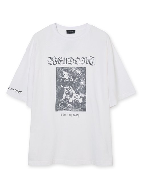 ウェルダン - WE11DONE | TEDDY SLEEVED TSHIRT-White-Sの通販