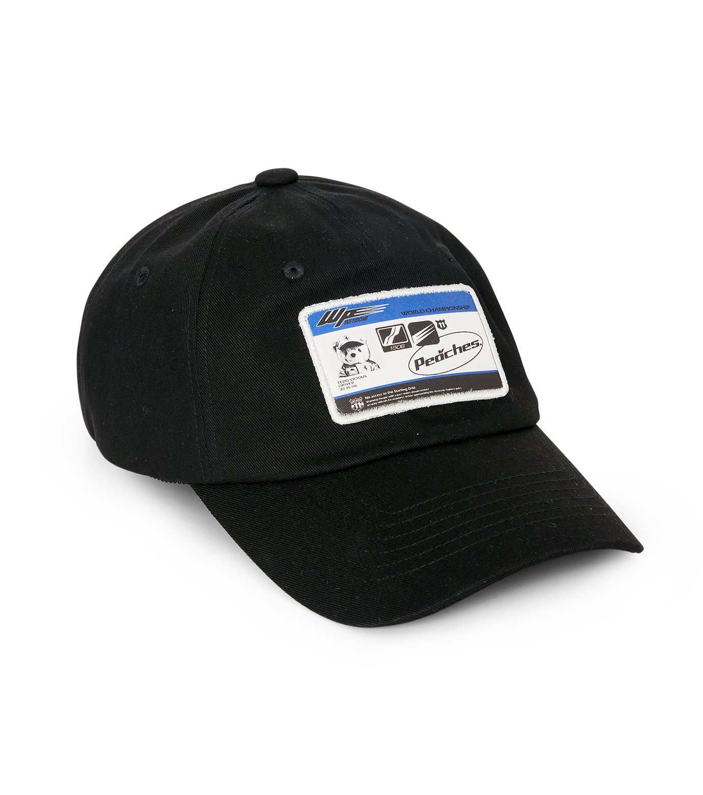 ウェルダン - WE11DONE | PEACHES TEDDY ID HAT-Black-Fの通販