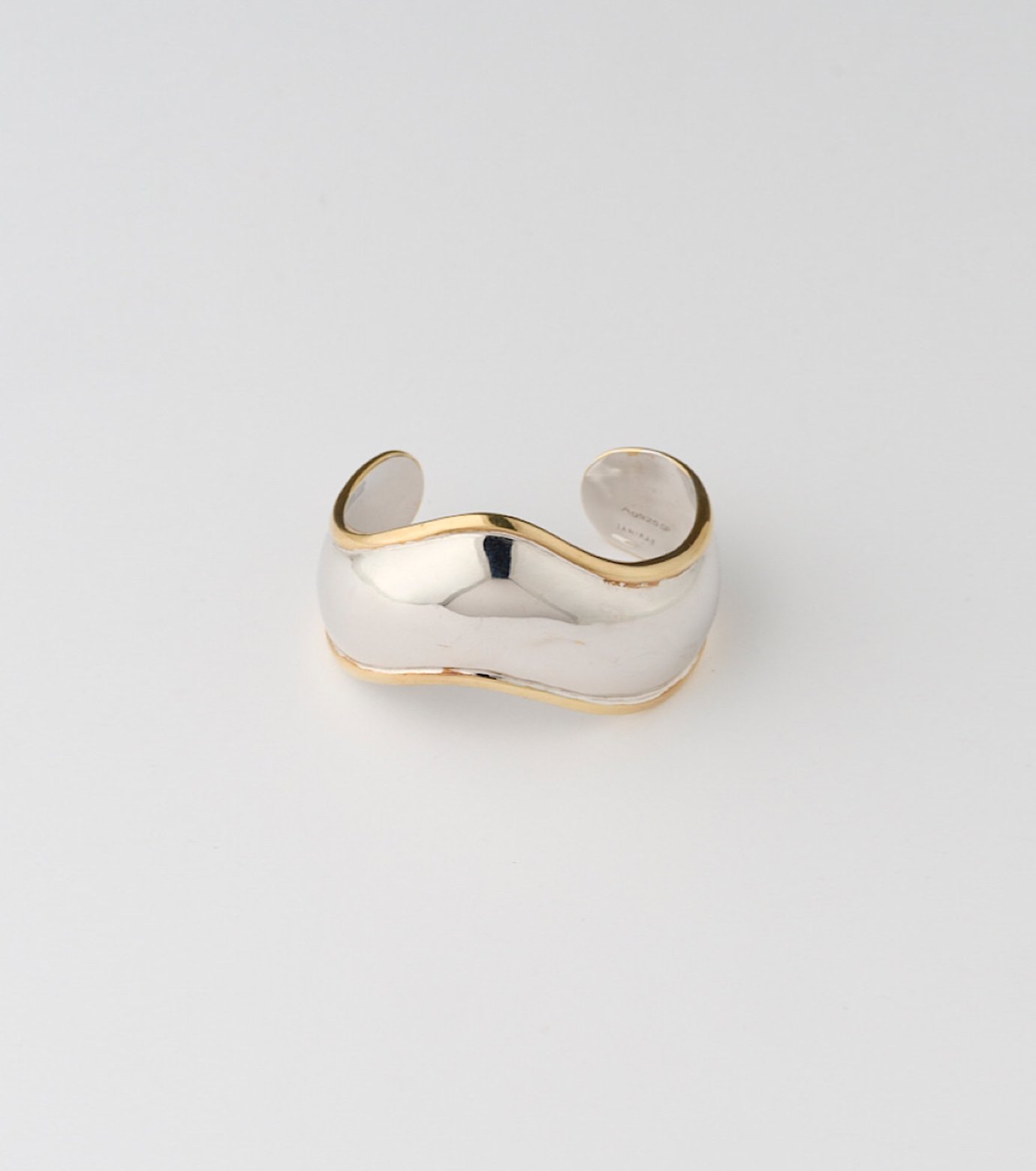 アクセサリー JAMIRAY Wavy silver bangle ジャミレイ - JAMIRAY | Wavy Silver Bangle-Multi Colour-Fの通販