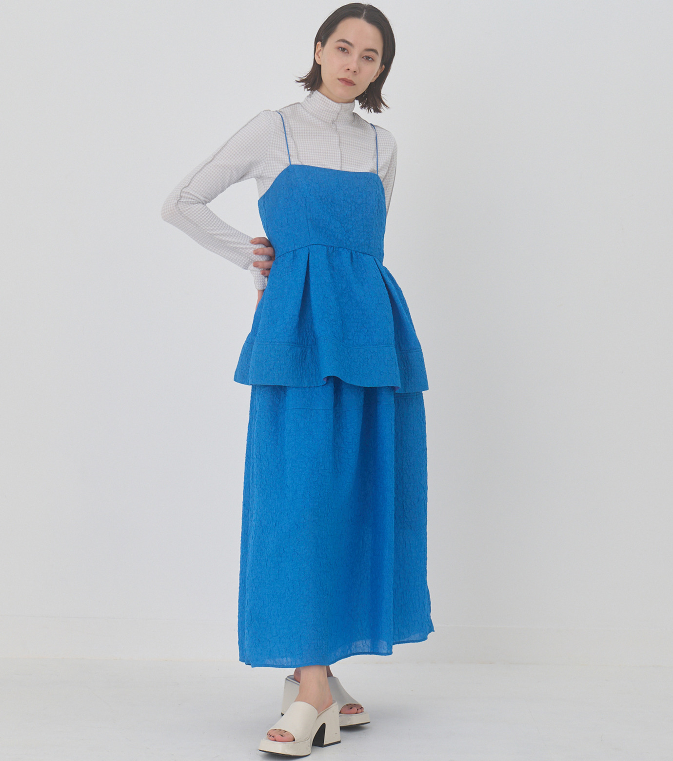 ルシェルブルー Lower Flared Skirt LE CIEL BLEU（ルシェルブルー）の「Lower Flared Skirt