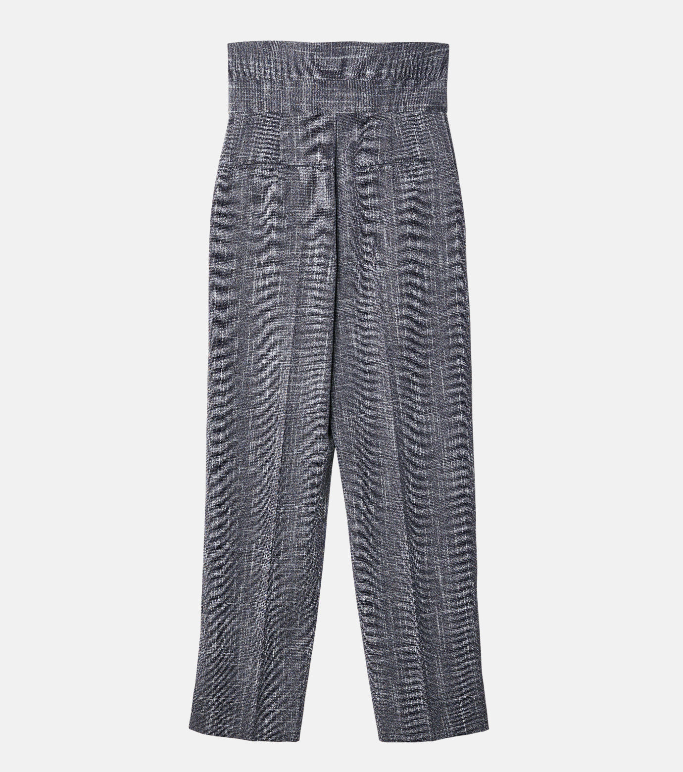 LE CIEL BLEU ルシェルブルー　ブラックハイウェストパンツ　32 セール】ハイウエストテーパードパンツ / High Waist Tapered