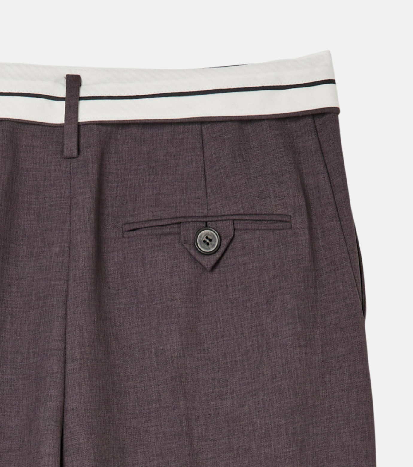 ル シェル ブルー - LE CIEL BLEU | Folded Belt Trousers