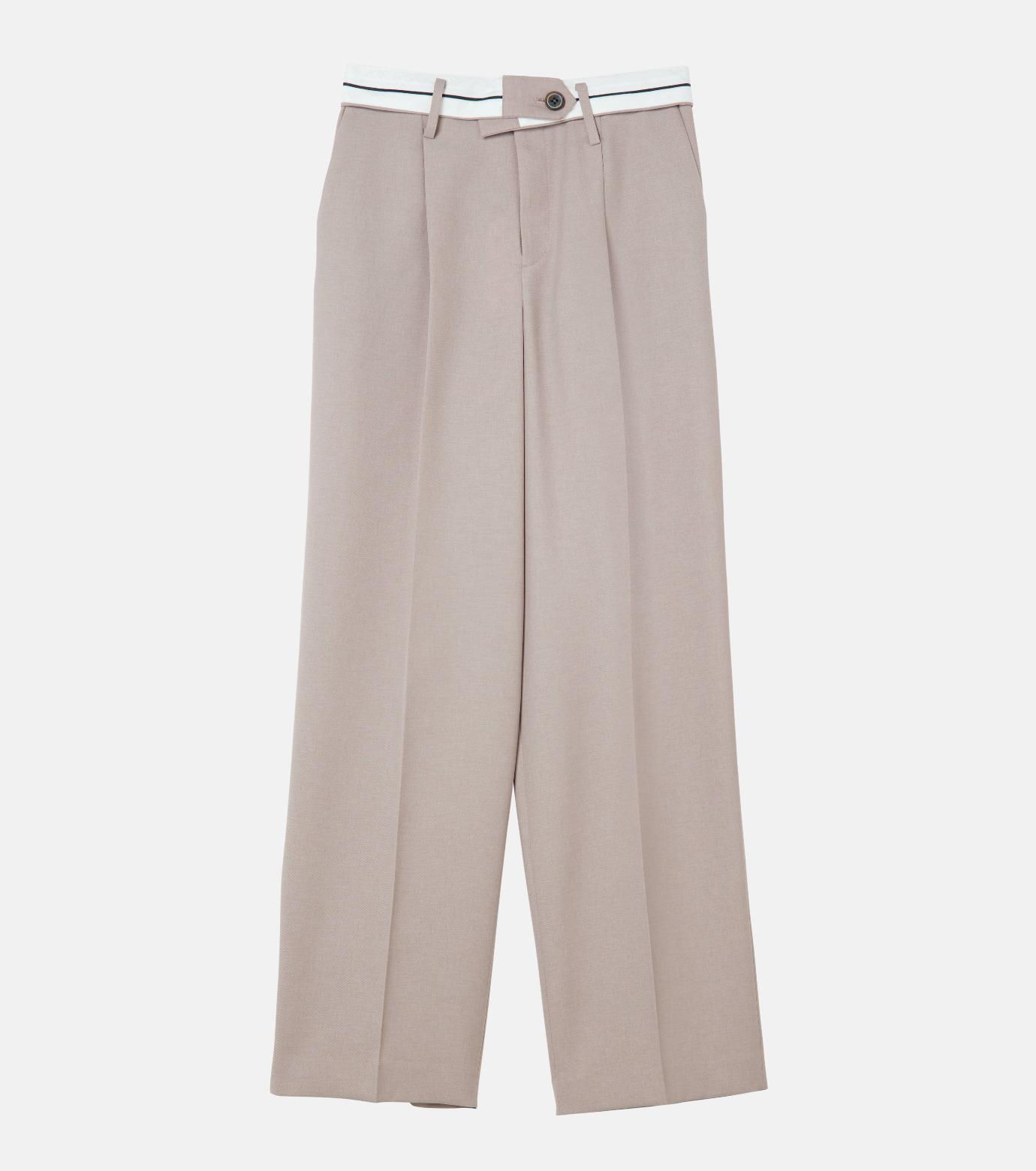 完売品 ルシェルブルー フォールドベルトトラウザー / Folded Belt