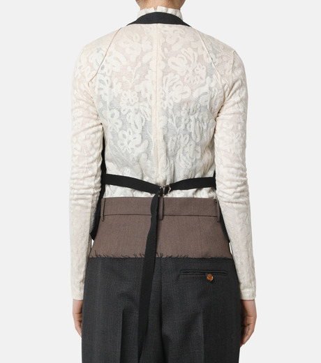 アイレネ - IRENE | Shadow Plaid Vest-Charcoal Gray-36の通販