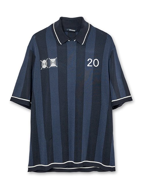 JACQUEMUS ポロシャツ Jacquemus Le Polo Maille ポロシャツ | ブルー | FARFETCH JP