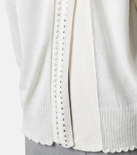 ル シェル ブルー - LE CIEL BLEU | Eyelet Detail Knit
