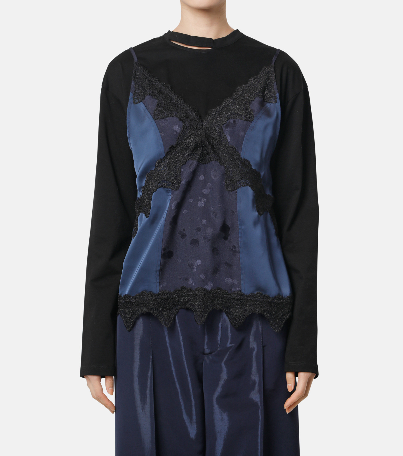 『miyu ♡』『LE CIEL BLEU』Vネックプルオーバー シルクカシミヤ 深Vネックニットプルオーバー／C.T.plage（シー