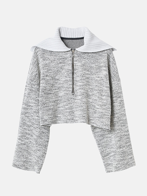 ル シェル ブルー - LE CIEL BLEU | Ribbed Skipper Collar
