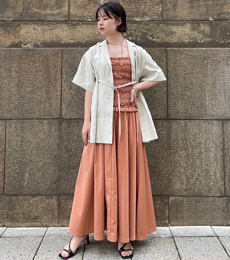 Layerd Vest 新品タグ付き　ルシェルブルー LE CIEL BLEU（ルシェルブルー）の「レイヤードベスト / Layerd